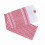 Rotes kariertes Polyester-Kopftuch 140x140 cm 14