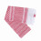 Rotes kariertes Polyester-Kopftuch 140x140 cm 15