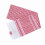 Rotes kariertes Polyester-Kopftuch 140x140 cm 5