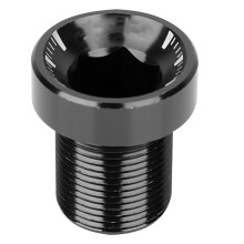Titanium M15*19mm BB-Bolzen schwarz korrosionsbeständige Fahrrad-Achsen-Schrauben
