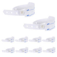 100Pcs Medicinska Id Armband För Vuxna Äldre Sjukhus