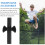 8Pcs Trampolin Inkapslingsstolpespacrar Plastskyddsutrustning 8