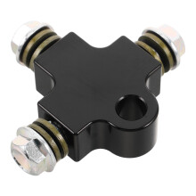 Brake Oil Pipe Tee: 3-Vägs M10 Aluminium T-Koppling För Atv, Motorcykel
