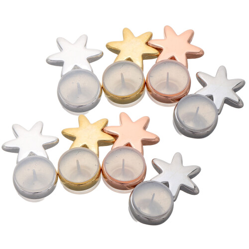 8Pcs Örhängesäkerhetsbaksidor, Låsbara Örhängsproppar, Diy