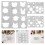 13Pcs Ullfiltningsform Mönster Stickfiltningsmallar Verktyg 11