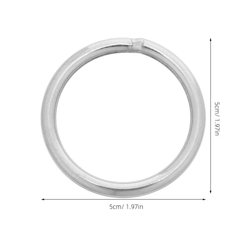 24Pcs Rostfritt O-Ringar 5 Mm För Smyckesdiy 2