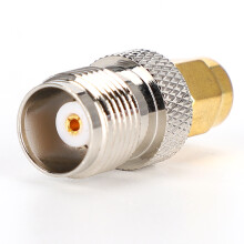 2 Stück RF-Koaxialadapter TNC-Weiblich auf SMA-Männlich Steckverbinder-Set