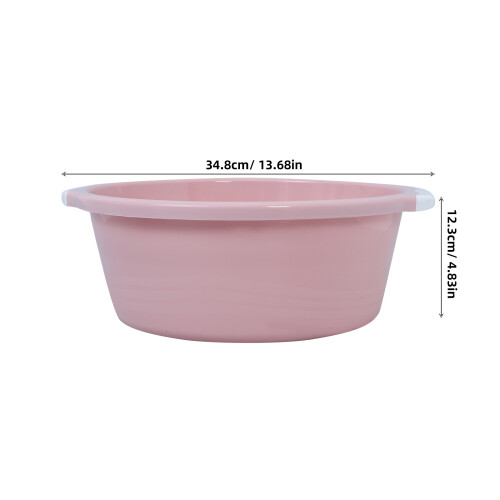 2St Plastisk Tvättställ Med Antisprutdesign För Badrum 2