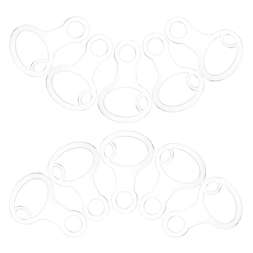 30Pcs Akryl Sticktråd Droppar Trådrullar
