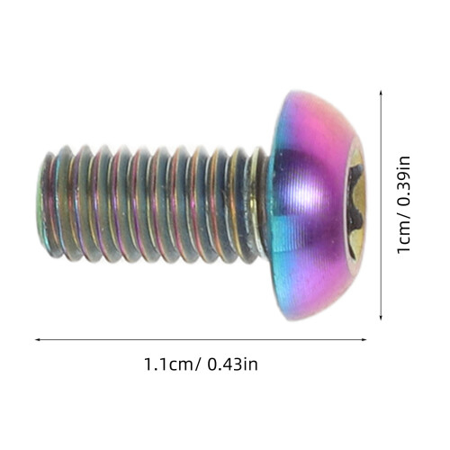 4Pcs M5X10 För Vattenflaskhållare - Titanlegering 2