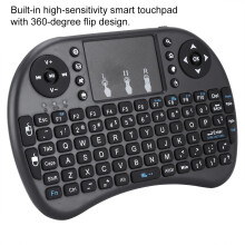 Smart TV PC Mini i8 Wireless Keyboard with High-Sensitivity Touchpad