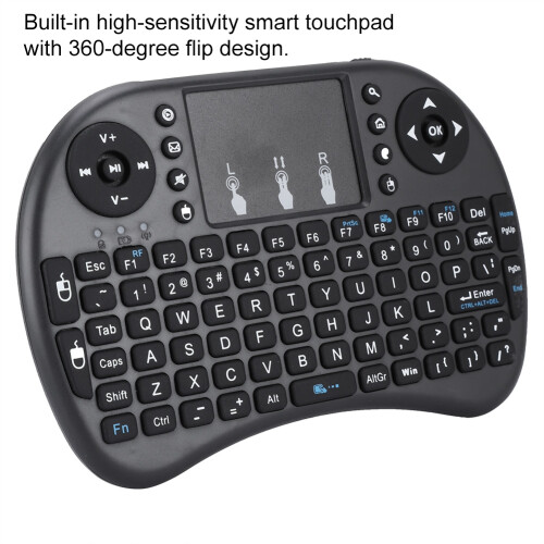 Smart TV PC Mini i8 Wireless Keyboard with High-Sensitivity Touchpad