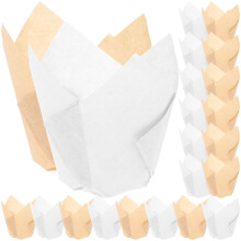 100Pcs Cupcake Liners Muffin Pappersklädsel Baka Cup Holder