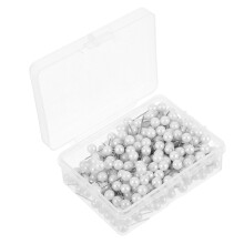 300Pcs Hylsor För Hantverk Bröllop Fester Pärlhuvud Tumskruvar