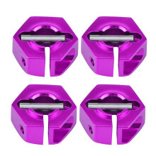 Universeller 12-mm-Hex-Nabenadapter für HSP Sakura 1/10 RC-Car, lila, 5-mm-Passung