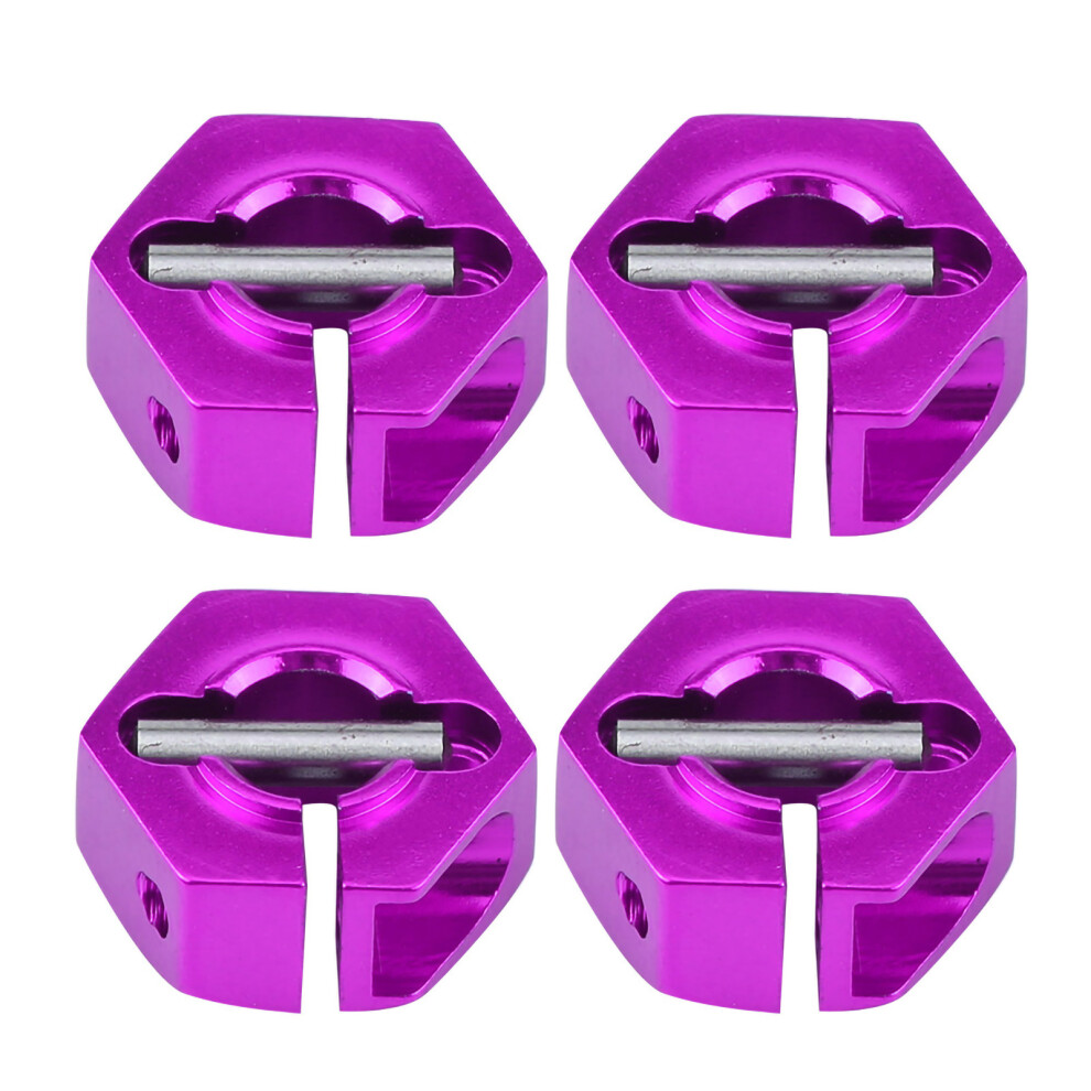 Universal 12Mm Wheel Hex Hub Adapter For Hsp Sakura 1/10 Rc Car 5Mm Fit Purple 4661363382774