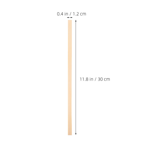 50Pcs Vävningstillbehör – 30Cm x 1,2Cm Bambustänger För Korgar 1
