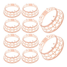 10Pcs Hattinre Support För Baseballmössor, Utbytbar Plastinsats