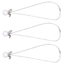 3Pcs Portabel Påsk Anhängare Halsband Form