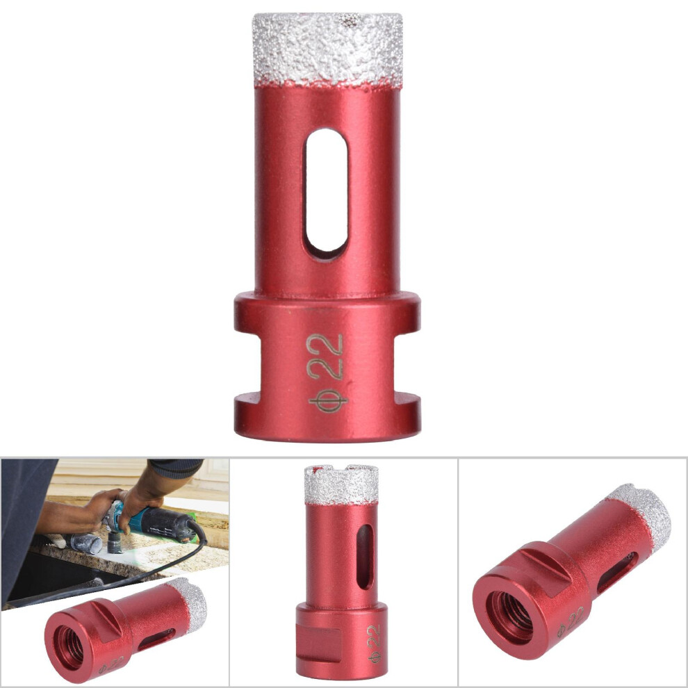 Durable 22Mm Diamond M14 Hole Saw For Marble & Ceramic Tile Drilling 9421363385121