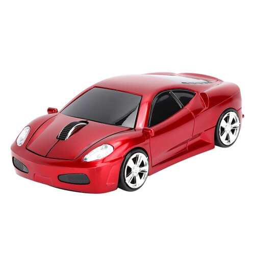 Auto-Modell Mini 1200DPI 2,4-GHz Funkmaus Rot 1