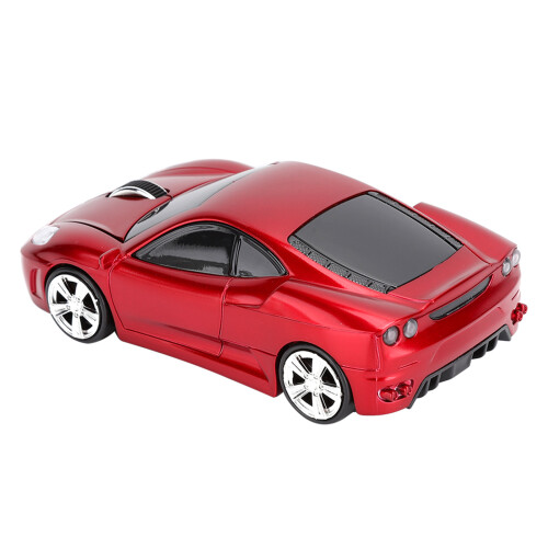 Auto-Modell Mini 1200DPI 2,4-GHz Funkmaus Rot 2