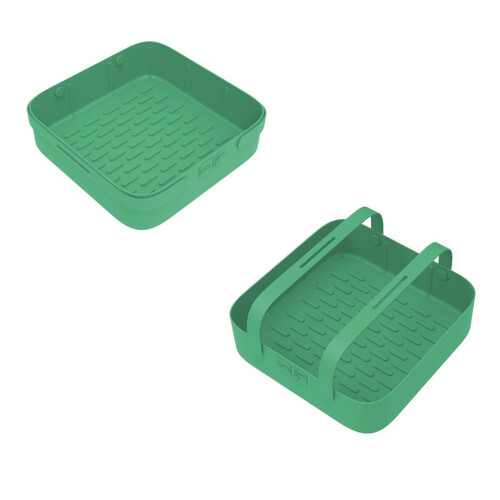 Air Fryer Saver: Αντικολλητικά και ασφαλή για πλυντήριο πιάτων σιλικονούχα πατάκια για 1