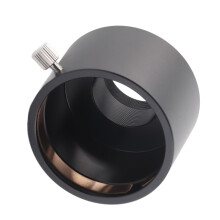 Metal 1.25" to 2" Telescope Eyepiece Adapter Aluminum Black