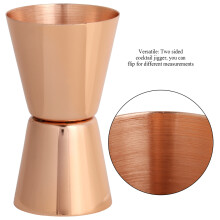 Roségoldener Edelstahl-Jigger, 30/45 ml, 4,3  4,2  8,6 cm