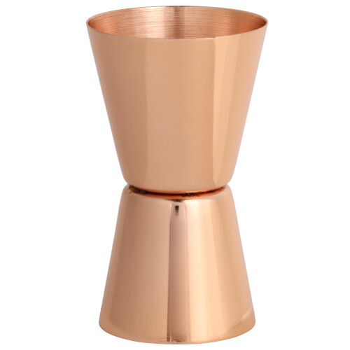Roségoldener Edelstahl-Jigger, 30/45 ml, 4,3  4,2  8,6 cm 1