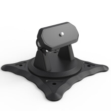 Projectors Stand 360Degree Angled Adjustment PTZ Projectors Wall and Desk Mount Bracket Metal Holder Black