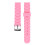 1 St 16 Mm Silikon Byte Vristband Band Rosa 8