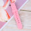 1 St 16 Mm Silikon Byte Vristband Band Rosa 5