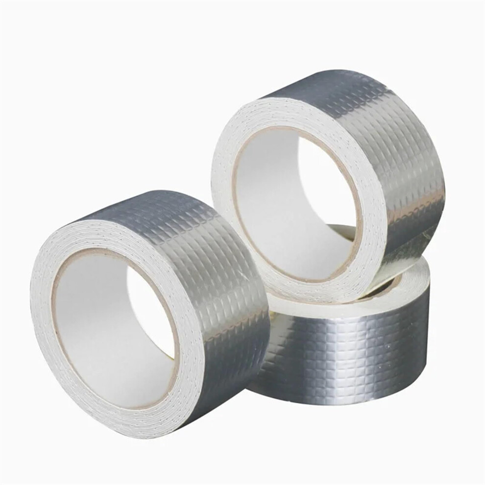 Roof Leak Tape Aluminum Foil Butyl Waterproof Tape 50Mm X 10M For Wall Crack Duct Roof Sealant 9067246994983