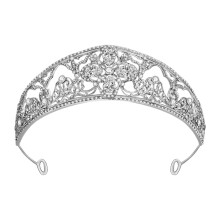 Hochzeit Haarschmuck Silberner Brautkranz Mit Strasssteinen