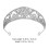 Hochzeit Haarschmuck Silberner Brautkranz Mit Strasssteinen 2