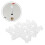 200Pcs Parfymöverföringsadapter Plast Spraykoppling Dispenser 10
