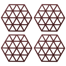 Regal Alphabet Serie Silikon-Untersetzer, schützt Hände und Tisch/Arbeitsplatte vor Verbrennungen, vielseitig einsetzbar, hitzebeständig,