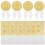 36 Set 奖 奖状贴纸 Practical Medal Sticker Adhesive Child 4