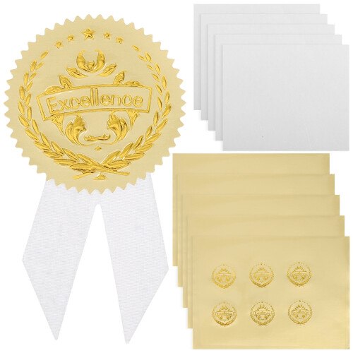 36 Set 奖 奖状贴纸 Practical Medal Sticker Adhesive Child 1
