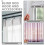 4Pièces Tiges Pour Stores Vénitiens Transparentes En PP 8