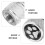 4St Metallventilhattar För Bilhjul Robust Silver Skyddande Ventilskaft 6