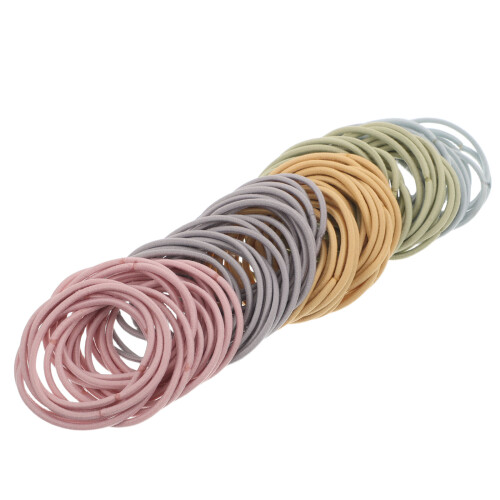 100Pcs Sömlösa Hårsnoddar För Flickor Antislir Elastiska Hårband