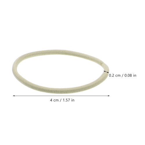 100Pcs Sömlösa Hårsnoddar För Flickor Antislir Elastiska Hårband 1