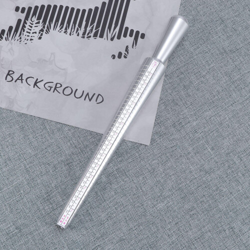 Aluminium Ring Stick / Ringmandrell / Ringskala / Ringsizer (Silver) 2