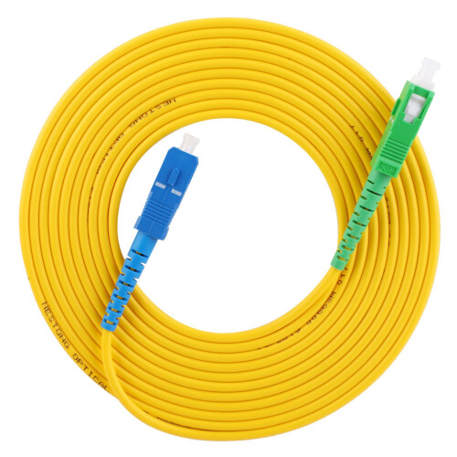 Glasfaser-Jumper 20 m Singlemode APC-SC UPC Premium Patchkabel 1