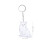 Cat Hair Keepsake Nyckelring: Transparent Katt 2