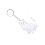 Cat Hair Keepsake Nyckelring: Transparent Katt 3