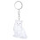 Cat Hair Keepsake Nyckelring: Transparent Katt 10