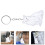 Cat Hair Keepsake Nyckelring: Transparent Katt 11